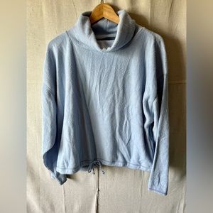 Aerie Cowl Neck Fleece Sweater NWT